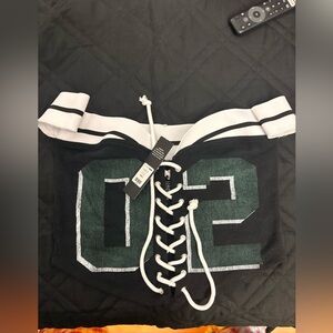 BRAND NEW - Fashion Nova Black and White Striped Top